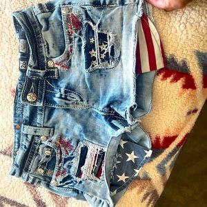 Miss Me patriotic shorts